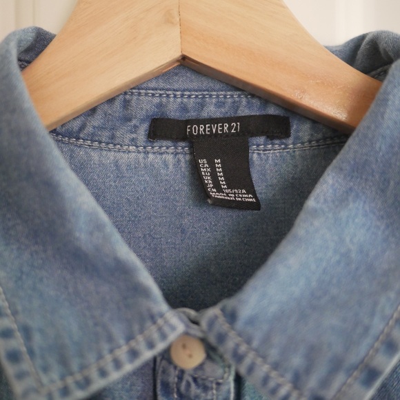 Denim long sleeve with Aztec design - Picture 2 of 3